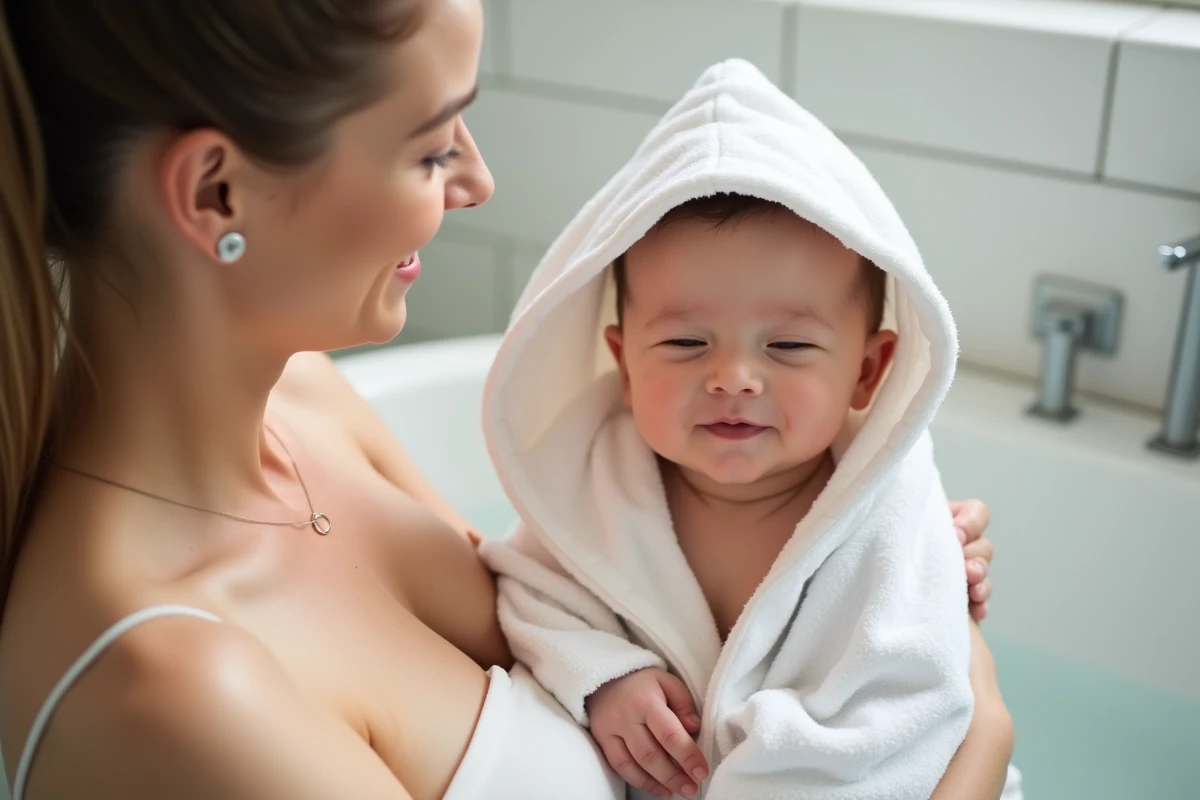 Premier bain de bébé : le moment idéal pour le donner